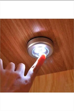 كابينات MNZ عرض سيارة سيارة محمولة بطارية تعمل باللمس LED مصباح ضوء الرمادي 1 قطعةD - Annepçioğulları