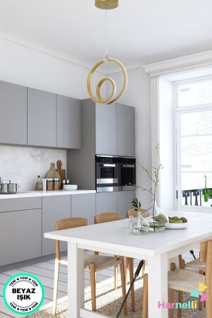 مدخل قاعة MNZ غرفة المعيشة الضوء الأبيض مصباح LED واحد 20 Q FEBREZ مصباح معلق واحد - Harnelli