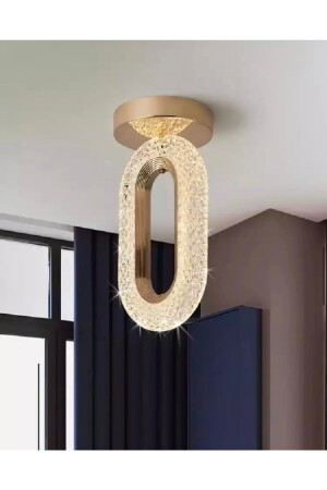 التصميم الحديث من MNZ LED شمعية صفر إلى السقف الذهبية الصفراء الجسم مستوى 3 ألوان Burenze1128 - burenze