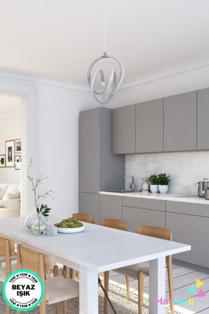 مدخل غرفة المطبخ MNZ ضوء أبيض مصباح LED الحديث - Harnelli