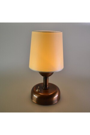 منضدة MNZ - بطارية أعلى تعمل على شمع المظلة الأسطوانة، سطح المكتب، نظام LED، رأس الكريم KREMABKUSIL - BENİMOLMALI