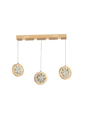 MNZ-التجميع فاخرة الحديثة حصرية ثلاثية مصباح اللقاء LED شمعة طاولة الطعام طاولة الطعام ذهبية صفراء LED شمعة burenze1068 - burenze