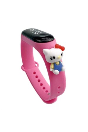 ساعة الأطفال MNZ مع صورة القط القط الديجيتال LED - Okyanushop