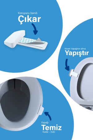 مقعد المرحاض MNZ- مقعد الحافظ على مقعد المرحاض مضادات البكتيريا - Lifco