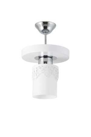 موديل رياضي حديث واحد MNZ شمعة بيضاء مع تاج صندوقة مستديرة LMBDR35011T - Lambadar