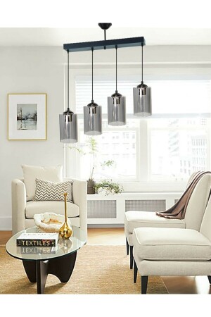 موديل رياضي MNZ الحديثة رباعي المدخن المصباح المضيء الزجاجي الأصلي شمعة LMBDR3568 - Lambadar