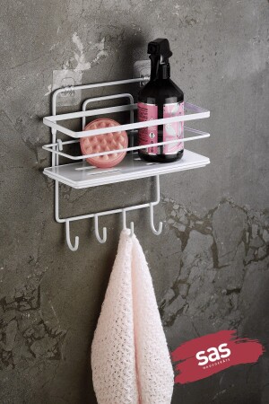 MNZ-الملصق على مدى الحياة من البلورات المقاومة للصدأ المعدة المعدة للمحاماة منظمة الشامبو حامل الأبيض Lş-01 PRA-8 - Sas Haus