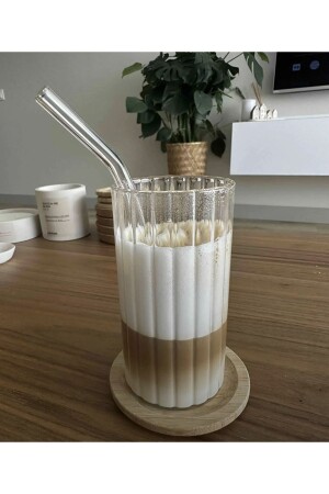 بوروسيليكات كولين زجاج المقاوم للدفء من MNZ القهوة والعرض زجاج الكوكتيل - قطعة واحدة - M Mimoza Park