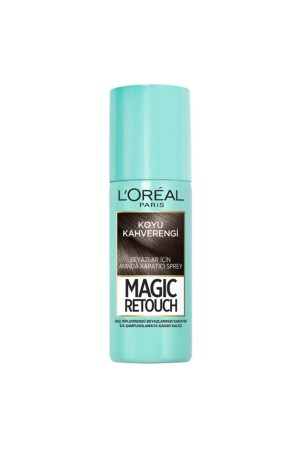 MNZ- Magic Retouch Concealer رش شعر بني داكن للشعر الأبيض 75 مل - L'oreal Paris