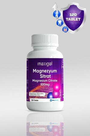 MNZ- Magnesium Citrate 120 حبوب منع الحمل - Maxigal