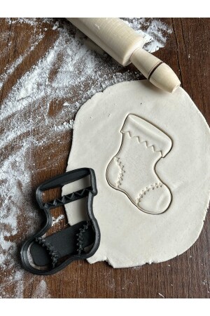 مكنسة الميلاد المزينة من المملكة المتحدة (MNZ) ، مخزون الميلاد الكوكي مولد الكوكي شكل الكوكي قطر الكوكي - Main Collectibles