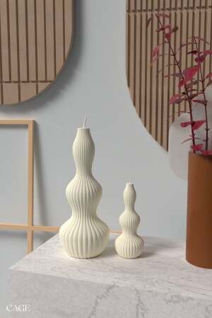 شمعة مزينة من طراز MNZ - MAPWIL02 - Cageartstudio