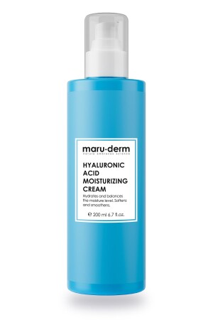 MNZ- Maruderm حمض هيلورونيك مرطوب الوجه والجسم كريم رعاية الجلد 200 مل - Maru.Derm