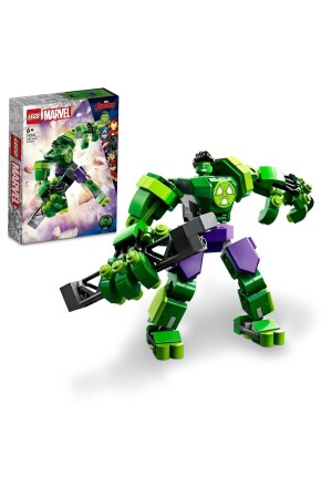 MNZ-® Marvel Hulk Robot Armor 76241 - مجموعة بناء الألعاب المجمعة للأطفال من سن 6 فصاعداً (138 قطعة) DFN76241 - LEGO