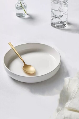 كأس سلطة عميقة من النحاس من MNZ و كأس تقديم الخدمة - May Home