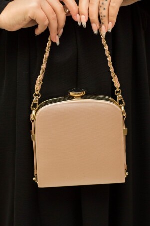 كيس ملابس المساء من فلاش من الذهب المنسوجة من MNZ MB000468 - Moom Bag