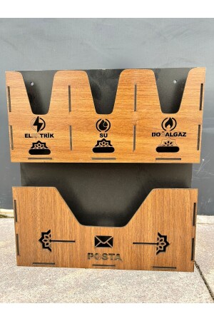 MNZ-شقة الفاتورة المشتركة و صندوق البريد الخشبية MDF - 10Kdekor