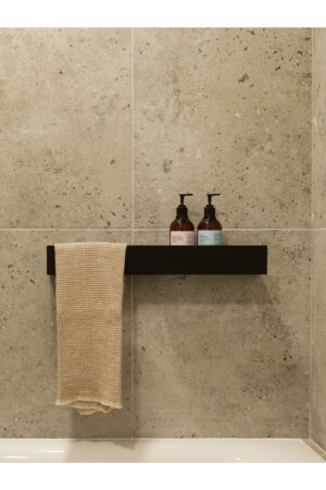 MNZ-معدني حامل الحفاضات ومحفظ الصابون - منظم الحمام - رف الحفاضات - حامل الزجاجة meba08-008 - Meba