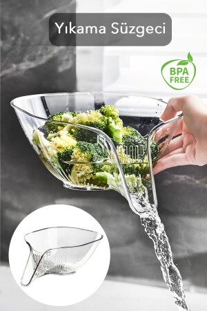 MNZ - المطبخ العمليات المزق الفاكهة الخضروات غسيل المزق الشفافية - Meleni Home