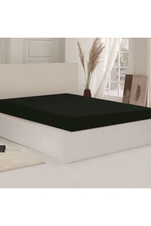 ورقة مقبض عليها من MNZ ورقة سرير مزدوجة سوداء MERTM0000017 - MERTİM