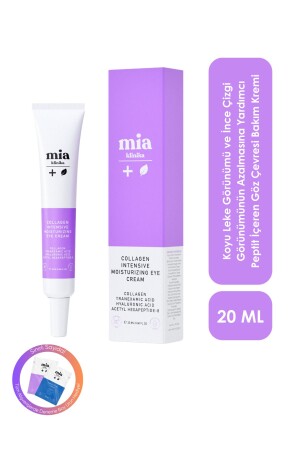 مراقبة مكونات العين من خلال نظام MNZ تحتوي على الببتيدات لتقليل ظهور البقع المظلمة والخطوط الضيقة - Mia Klinika