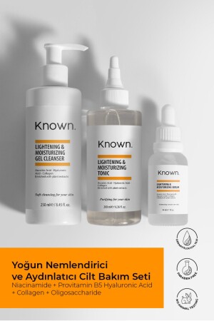 مجموعة رطوبة مكثفة MNZ (MICRO ALG-VITAMIN C-HYALURONIC ACID-COLLAGEN) KNW016 - KNOWN.