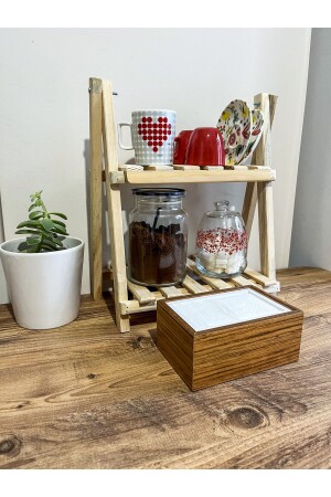 مكتب MNZ خشبية أفقية حامل النقرات مطعم مصدر المياه المزروعة - Mimoza