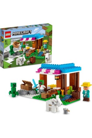 MNZ-® Minecraft® Oven 21184 - مجموعة بناء ألعاب إبداعية للأطفال من سن 8 فصاعداً (157 قطعة) - LEGO