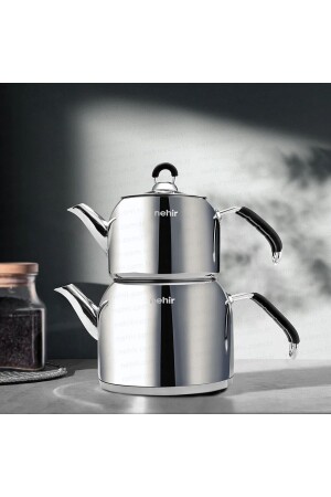 مجموعة من الـ MNZ الحديثة من الـ Mini Steel Teapot Set - Nehir