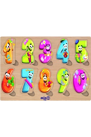 أرقام الخشب من MNZ لغز التعليم - Miniq Toys