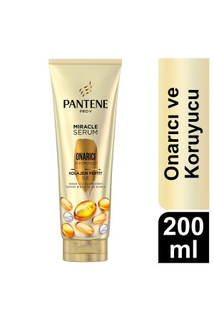 كريم إصلاح الشعر من نظام MNZ- Miracle و كريم حماية 200 مل - Pantene