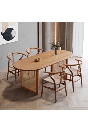 طاولة تناول الطعام الطبيعية من الخشب من MNZ - Moldhome