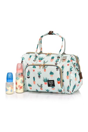 حقيبة من أمتعة MNZ كاكتوس mother baby care bag مع شريط كتف - Lal Baby