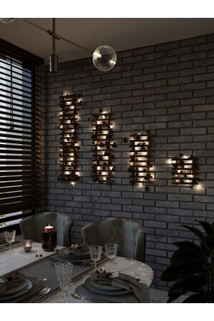 MNZ-بطارية تدير شجرة النخام الخشبية حفرة الزهور الخشبية مع علبة الزهور الحفرة الزهورية الشتاء الحديقة بالكون - Msağwoods