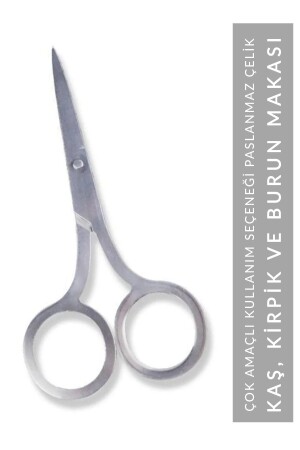 مقصات من العين والحواجب (MNZ) مقصات قص شعر متعددة الأغراض (الصدأ المقاوم للصدأ) - Muggio