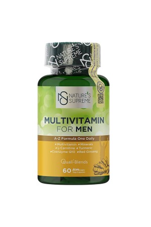 MNZ- Multivitamin للرجال 60 كبسولة - Natures Supreme