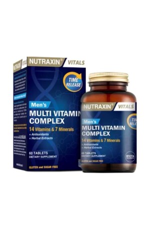 MNZ- Multivitamin Mineral Complex 60 حبوب للرجال - Nutraxin
