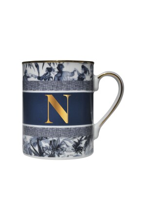 (MNZ-اللفبي N حرف Mug 555. 01. 01. 0029 - Baci Milano