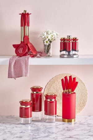 MNZ - المطبخ الخاص بي مزيج بيتايا المطبخ الأحمر مجموعة N3227 - Neva