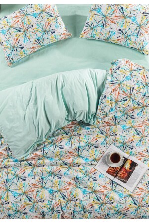 MNZ-مزدوج الجانب واحد سرير ورقية القطن غطاء غطاء مجموعة NallsLavanta2023tk - Nalls Home