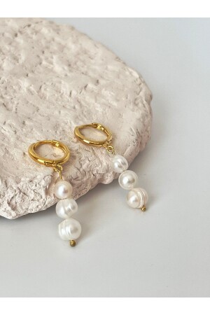 أذنين من طراز MNZ من الذهب المغطاة باللؤلؤة الحقيقية NCE10215659 - Ladies&Gentlemen