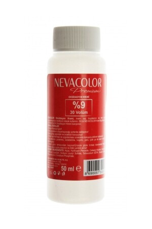 MNZ- Nevacolor 9% 30 جلد كريم أكسدة 50ml - Nevacolor Premium