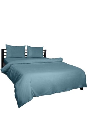 مجموعة غطاءات المزدوج من MNZ لا تجعلك تتعرق. ورقة واسعة. القطن. مجموعة غطاءات المزدوج من اللون الزمرر - Ka Art Gallery