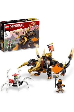 MNZ-® NINJAGO® Cole's Earth Dragon EVO 71782 - مجموعة بناء لسن 7 فصاعداً (285 قطعة) ليو 71782 - LEGO