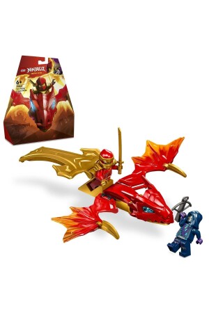 MNZ-® NINJAGO® Kai's Soaring Dragon Strike 71801 - مجموعة بناء للأطفال من سن 6 فصاعداً (24 قطعة) - Lego