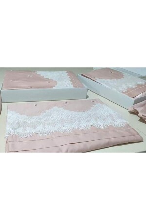 MNZ-اليدوية الرأس المطبوعة على غطاء القماش مجموعة الأوراق أيضا الرأس الثقيل النموذج nvr422 - bursa çeyiz