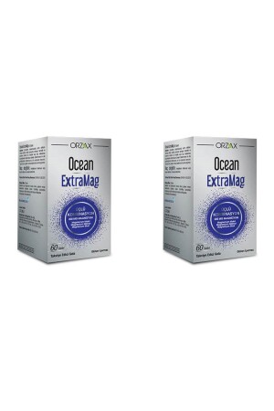 MNZ- Ocean Extramag 200 Mg من المغنيسيوم 60 قرصات حزمة من 2 - Ocean