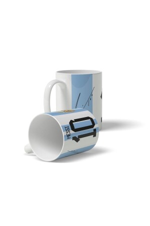 MNZ-ليونيل ميسي وقع على فريق الأرجنتين الوطني كأس الكأس المطبوعة OFFSDMUG0012 - OFFSIDE