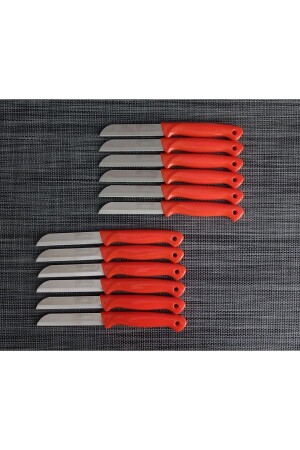 MNZ- Orange Fruit Knife Glitter 12 حزمة MYM025 - Solingen