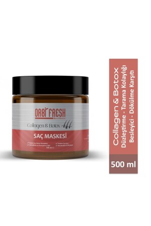 MNZ- كولوجين& بوتاكس (الرائحة) تصفية، ترطيم، قناع ضد الشعر مع مستخلص الأعشاب - Orbifresh